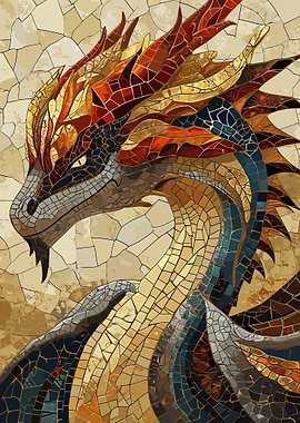 Dragon Mosaic
