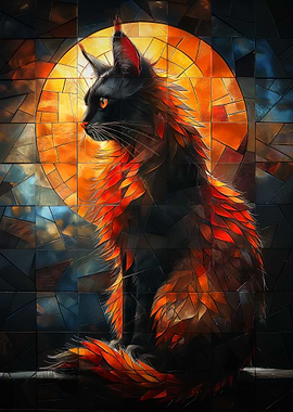 Mosaic Cat