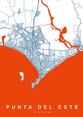 MAP PUNTA DEL ESTE URUGUAY