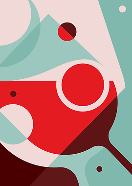 Geometric wine glass