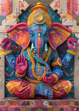 Vibrant Ganesha