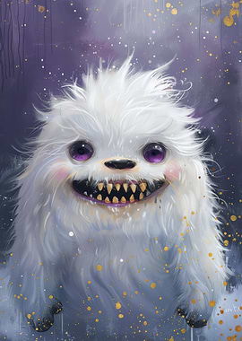 Cute Yeti Monster