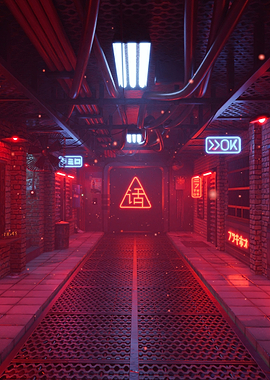Cyberpunk Corridor