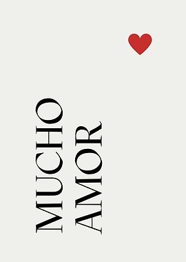 mucho amor