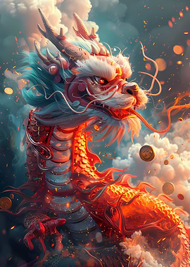 Cartoonized Chinese Dragon