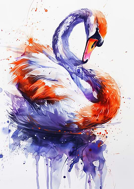Swan Watercolor