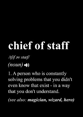 Chief Of Staff Funny