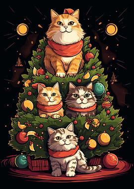 Cat Christmas