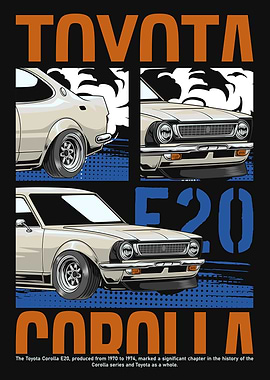 Corolla E20 JDM Car