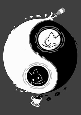Ying Yang Coffee and Milk