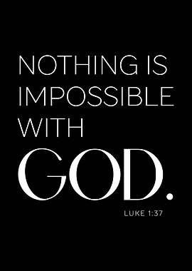 Possible with GOD