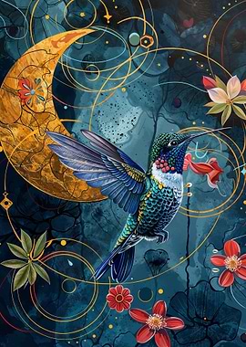 Surreal Hummingbird