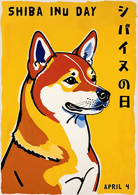 SHIBA INU DAY POSTER