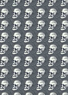 Skulls With Thorns Vines