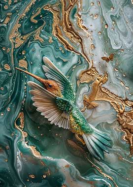 Surreal Hummingbird
