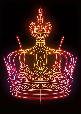 Crown Golden Neon