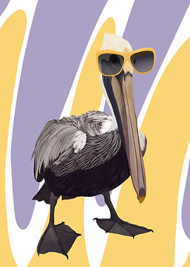 Fun Summer Pelican