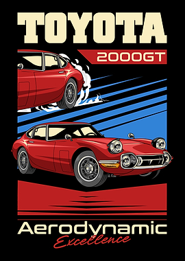 Retro 2000 GT JDM Car