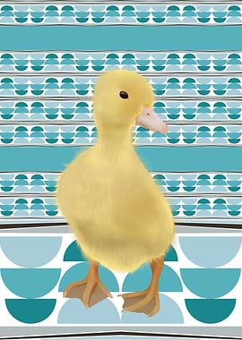 Cute Baby Duck