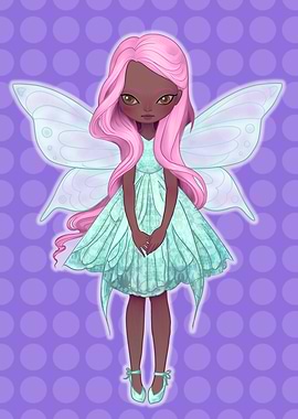 Fairy Doll Purple BG