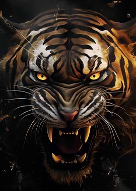 Black Tiger gold livery