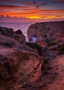 Algarve Coast In Portugal