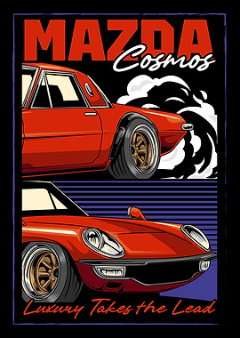 Retro Cosmo JDM Car