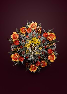 Crocus Luteus Wreath