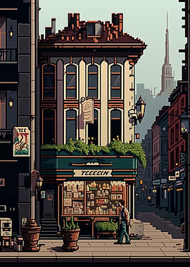 Essen City Pixel Art