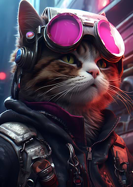 Cyberpunk Cat