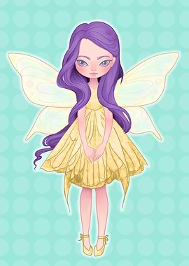 Fairy Doll Teal BG