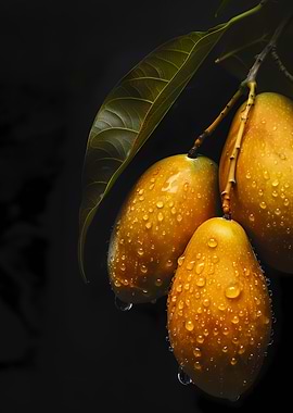 Big Fresh Yellow Mangoes