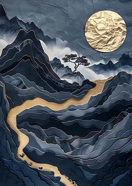 Abstract Vintage Japan