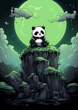 Panda on a Cliff