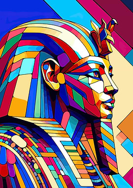 pharaoh wpap pop art