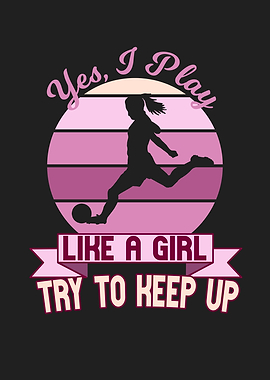 Soccer Girl Female Player