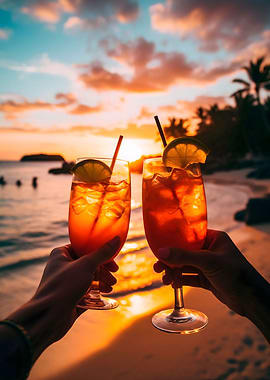 Tropical Beach Sunset