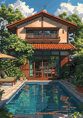 Bali House with pool