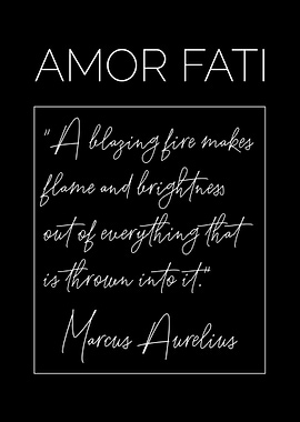 Stoic Amor Fati Aurelius