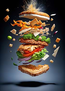 Exploding Cheeseburger