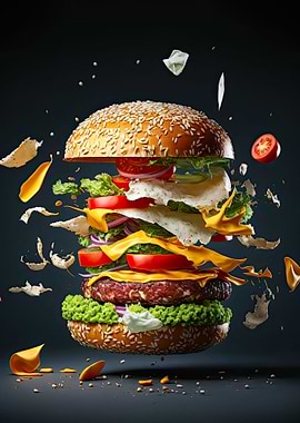Exploding Cheeseburger