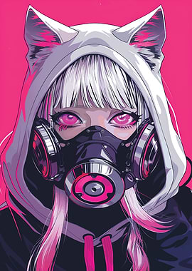 Anime Cat Girl Mask