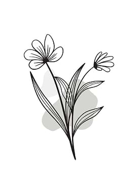 Flower Botanical Minimalis