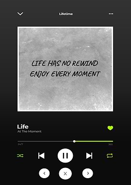 Life Has No Rewind