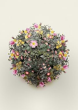 Malmedy Rose Flower Wreath