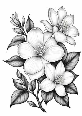 Beautiful Flower Painting