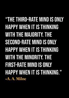 A A Milne Quotes