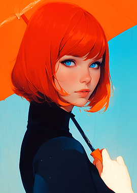 Redhead Beauty Model Sexy