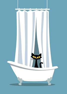 Shower Cat