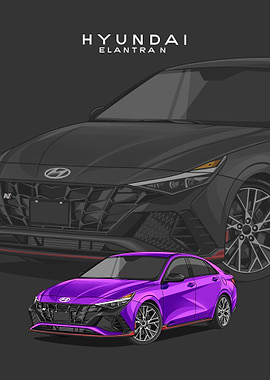 hyundai elantra n violet